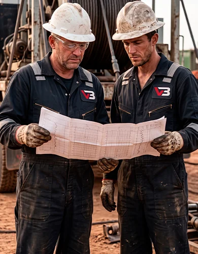 Cuadrilla revisando el registro antes del trabajo