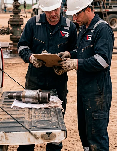 Cuadrilla revisando el alcance antes del trabajo
